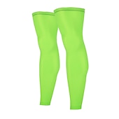 abordables Calientabrazos y calentadores-1 Par Arsuxeo Calentadores de la pierna / Polainas Color sólido Ligero Filtro Solar UPF 50 Bicicleta Negro Blanco Verde claro Poliéster Elastán Invierno para Hombre Mujer Adulto Bicicleta de Pista