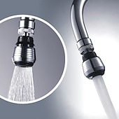 economico Spruzzatori-360 ruota il rubinetto a risparmio idrico gorgogliatore aeratore diffusore girevole rubinetto ugello cucina bagno filtro ugello aeratore