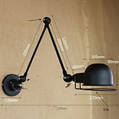 abordables Lampes à Bras Articulé-Appliques murales modernes et contemporaines rotatives en métal 110-120v 220-240v 4 w