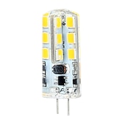cheap LED Bi-pin Lights-10pcs 2.5W LED Bi-pin Corn Lights Bulbs 260lm Dimmable G4 SMD2835 Landscape 25W Halogen Bulb Replacement Warm Cold White AC12V DC12V AC220V