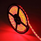お買い得  リモコンコントロール-5m 16.4ftledストリップライトrgbtvバックライト寝室キッチン装飾300x 5050smd ir44keyリモコン自己接着色変更