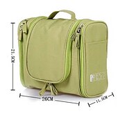 お買い得  トラベルバッグ-トラベルポーチ 小物収納用バッグ フック付き 多色 メッシュ 旅行 出張 便利 コスメ 化粧ポーチ 持ち運び便利 携帯用 壁掛け 大容量 防水 無地
