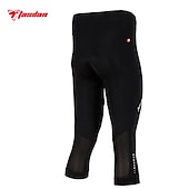 billiga Shorts, tights och byxor för män-TASDAN Herr 3/4 cykeltights Cykel 3/4 Strumpbyxor Byxor Slapp form Vägcykling sporter 3D Tablett Andningsfunktion Snabb tork Reflexremsa Svart Silikon Kläder Cykelkläder / Hög Elasisitet