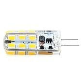 cheap LED Bi-pin Lights-10pcs 2.5W LED Bi-pin Corn Lights Bulbs 260lm Dimmable G4 SMD2835 Landscape 25W Halogen Bulb Replacement Warm Cold White AC12V DC12V AC220V
