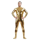 cheap Glossy-Shiny Zentai Suits Cosplay Costume Skin Suit Carnival Costume Full Body Suit Men&#039;s Women&#039;s Sex Sexy Costume Solid Colored Spandex Latex Costume for Halloween Adults&#039;