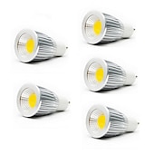economico Lampadine-5 pezzi 5 W Faretti LED 3000/6500 lm GU10 GU5.3(MR16) E26 / E27 MR16 1 Perline LED COB Bianco caldo Luce fredda 85-265 V / RoHs / CCC