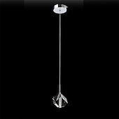 voordelige Eilandlichten-1-licht 9cm kristal mini hanglamp led metalen mini gegalvaniseerde eilandverlichting moderne eigentijdse stijl keuken eetkamer thuis bar licht 110-120v 220-240v