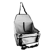 abordables Essentiels de voyage pour chiens-Chat Chien Housse pour Siège de Voiture Etanche Portable Pliable Couleur Pleine Textile Noir Rouge Rose