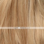 economico Parrucche di capelli veri senza cuffia-Miscela di capelli umani Parrucca Corto Liscio Taglio scalato Acconciature corte 2020 Bacca Classico Dritto Nero Biondo Marrone Naturale Senza tappo Per donna Bionda pallida Biondo miele / biondo
