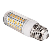 זול נורות תירס לד-5w e14 e27 g9 LED נורה תירס bi pin 56led 5730smd חם קריר לבן 50w לוגן זרקור שווה ערך לנברשת חסכוני באנרגיה AC220-240v