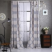 billiga Fönstergardiner-skräddarsydda blackout mörkgardiner gardiner två paneler / jacquard / barnrum