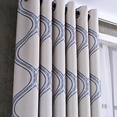 billiga Fönstergardiner-skräddarsydda blackout mörkgardiner gardiner två paneler / jacquard / barnrum