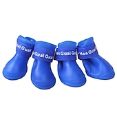 economico Stivali &amp; Protettori per Zampe-Prodotti per cani Prodotti per roditori Scarpe Scarpe e stivali Stivali / scarpette per cani Stivali da pioggia Stivali da pioggia N / D Per animali domestici Gomma da cancellare Nero