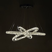 お買い得  グローブデザイン-3リング　70cm　クリスタル　調光可能　LED　シャンデリア　ペンダント　ライト　メタルサークル　電気メッキ　モダン　コンテンポラリートラディショナルク　ラシック　110-120V 220-240V
