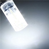 abordables Ampoules LED double broche-brelong 10 pièces g4 24led smd2835 gradable lumière décorative en maïs dc12v blanc / blanc chaud