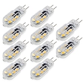 Недорогие Светодиодные двухконтактные лампы-10 шт. 3 W Двухштырьковые LED лампы 250 lm G4 MR11 12 Светодиодные бусины SMD 2835 Декоративная Тёплый белый Холодный белый Естественный белый 220-240 V 12 V