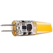 olcso Kéttűs LED-es izzók-5db 5w 300lm g4 led kéttűs izzó t3 jc típusú cob chip meleg hideg fehér szekrény alatti mennyezeti lámpákhoz (50w halogén egyenértékű) ac/dc12-24v