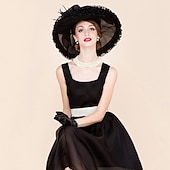 baratos Chapéus de Festa-feather organza fascinators hats headpiece classical feminine style