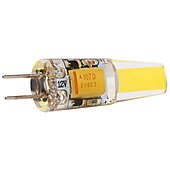 olcso Kéttűs LED-es izzók-5db 5w 300lm g4 led kéttűs izzó t3 jc típusú cob chip meleg hideg fehér szekrény alatti mennyezeti lámpákhoz (50w halogén egyenértékű) ac/dc12-24v
