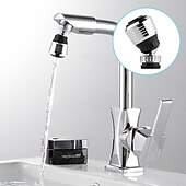 preiswerte Armaturendüsen-Küchenspüle Wasserhahn Sprüher Wassersparbelüfter 360 Grad drehbarer Bubbler-Filter Frei zu biegende Düse Flexibler Wasserhahn