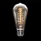 cheap Incandescent Bulbs-1pc 40 W E26 / E27 ST64 Warm White 2300 k Retro / Dimmable / Christmas Trees Incandescent Vintage Edison Light Bulb 220-240 V