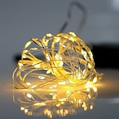 お買い得  電池式-3m防水ストリングライト、クリスマスフェスティバル用の30個のLEDバッテリー駆動のフェアリーライト&amp;amp;新年の贈り物