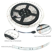 preiswerte Wasserdichte Streifenlichter-LED Lichtband LED-Streifen Lichter wasserdicht 2x5m RGB Tiktok Lichter 5050 smd 10mm Lichtsätze 300 LEDs mit 44key ir Controller 50w 12v 4a Netzteil Soft Light Strip Kit