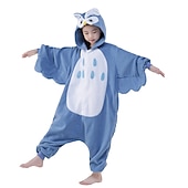 levne Kostýmy Onesie-Dětské Slátanina Kostým Onesie Karnevalový kostým Sova Overalová pyžama Kigurumi pyžamo Pyžama Legrační kostým Pro Chlapci a dívky Vánoce Karneval Den dětí Karikatura