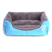 baratos Camas &amp; Cobertores para Cães-Gato Cachorro Colchão Camas Cama Cobertores Sólido Prova-de-Água Fofo Tecido Algodão para cães e gatos grandes, médios pequenos