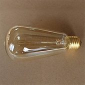 cheap Incandescent Bulbs-1pc 40 W E26 / E27 ST64 Warm White 2300 k Retro / Dimmable / Christmas Trees Incandescent Vintage Edison Light Bulb 220-240 V