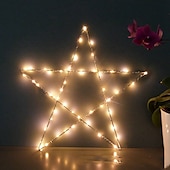 お買い得  電池式-3m防水ストリングライト、クリスマスフェスティバル用の30個のLEDバッテリー駆動のフェアリーライト&amp;amp;新年の贈り物