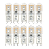 preiswerte LED Doppelsteckerlichter-10 stücke 4 watt led bi-pin lichter birnen 400 lm g9 14 led perlen smd 2835 dimmbar landschaft 40 watt halogenlampe ersatz warm kalt weiß 360 grad abstrahlwinkel 220 v