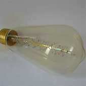 cheap Incandescent Bulbs-1pc 40 W E26 / E27 ST64 Warm White 2300 k Retro / Dimmable / Christmas Trees Incandescent Vintage Edison Light Bulb 220-240 V