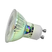 olcso Izzók-10db 5w led spotlámpa izzó 500lm gu10 cob szabályozható dekoratív meleg hideg fehér 50w halogén megfelelő 220-240v