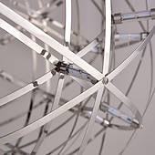 baratos Design de Globo-30 cm led pingente de luz led fogos de artifício e bola de faísca luminária de suspensão de teto globo de metal acabamentos pintados 110-120v 220-240v