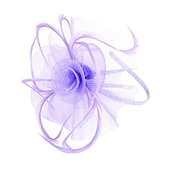 preiswerte Faszinator-Damen Fascinator für Party Hochzeit Sonderanlass Federstoff Rot Pink Grün um zu beeindrucken Fascinator Renntag Kleid