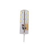 voordelige Ledlampen met twee pinnen-10 stuks 1 W 2-pins LED-lampen 460 lm G4 24 LED-kralen SMD 3014 Decoratief Warm wit Koel wit 12 V / RoHs / CE