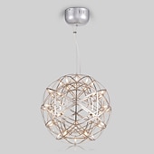 baratos Design de Globo-30 cm led pingente de luz led fogos de artifício e bola de faísca luminária de suspensão de teto globo de metal acabamentos pintados 110-120v 220-240v