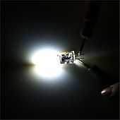 preiswerte Leuchtbirnen-10 stücke g4 t3 cob1505 4 watt 400 lm led bi-pin glühbirne für schrank licht deckenleuchten rv boote außenbeleuchtung 40 watt halogenäquivalent warmweiß kaltweiß ac/dc12~24v
