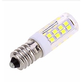 ieftine Becuri-5buc 5w bec led porumb e14 t 51 margele led smd 2835 800lm pentru ventilator de tavan candelabru pandantiv alb cald 220~240v