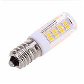 ieftine Becuri-5buc 5w bec led porumb e14 t 51 margele led smd 2835 800lm pentru ventilator de tavan candelabru pandantiv alb cald 220~240v