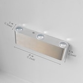 cheap Flush Mount Wall Lights-Modern Contemporary Flush Mount wall Lights Metal Wall Light 90-240V 1w / LED Integrated