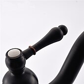 cheap Classical-Bathroom Sink Faucet,Single Handle Rose Gold/Black/Brushed Gold/ Brass/Rustic Nickel One Hole Widespread Electroplated Faucet with Hot and Cold Water