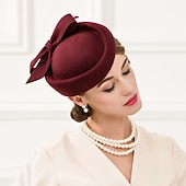 ieftine Pălării Party-Palarie Lână Net Nuntă Kentucky Derby Cursă de cai Ziua Doamnelor Cupa Melbourne Elegant Epocă klasické Cu Funde Net Diadema Articole Pentru Cap