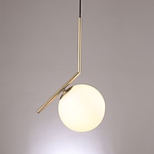 olcso Sziget lámpák-20 cm Mini stílus Függőlámpák Fém Üveg Gömb Galvanizált Modern Kortárs 110-120 V / 220-240 V