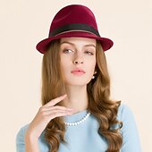 billige Festhatter-Ull / Fjær Kentucky Derby Hat / fascinators / Hatter med 1 Bryllup / Avslappet / utendørs Hodeplagg