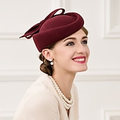 ieftine Pălării Party-Palarie Lână Net Nuntă Kentucky Derby Cursă de cai Ziua Doamnelor Cupa Melbourne Elegant Epocă klasické Cu Funde Net Diadema Articole Pentru Cap
