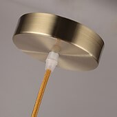 olcso Sziget lámpák-20 cm Mini stílus Függőlámpák Fém Üveg Gömb Galvanizált Modern Kortárs 110-120 V / 220-240 V