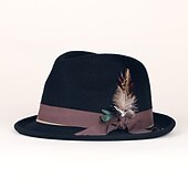 billige Festhatter-Ull / Fjær Kentucky Derby Hat / fascinators / Hatter med 1 Bryllup / Avslappet / utendørs Hodeplagg