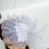 ieftine Pălării &amp; Fascinatoare-Tul / Pană Șapcă Kentucky Derby / Palarioare / Veșminte de cap cu Floral 1 buc Nuntă / Ocazie specială / Cursă de cai Diadema